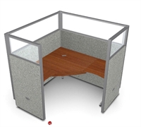 Picture of 60" L Shape Office Desk Cubicle Workstation