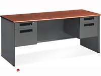 Picture of 66" Steel Office Desk Credenza Workstation