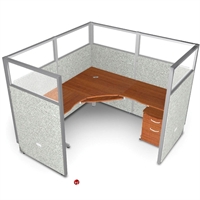 Picture of 72" L Shape Office Desk Cubicle Workstation