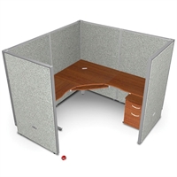 Picture of 72" L Shape Office Desk Cubicle Workstation