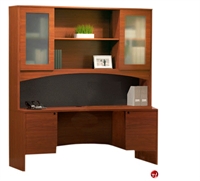 Picture of 72" Laminate Kneespace Credenza with Overhead Storage