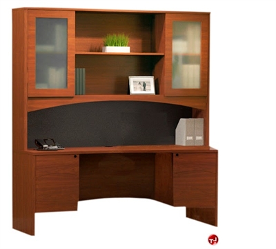 Picture of 72" Laminate Kneespace Credenza with Overhead Storage