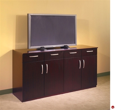 Picture of Contemporary Veneer Conference Buffet Credenza