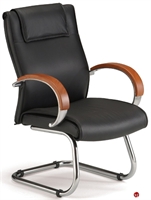 Picture of Guest Side Reception Sled Base Leather Chair
