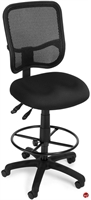 Picture of Multi Function Mid Back Mesh Drafting Stool Chair