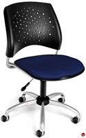 Picture of Office Task Plastic Swivel Armless Chair