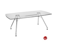 Picture of Rectangular Glass Conference Table