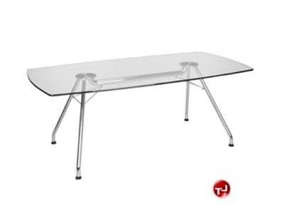 Picture of Rectangular Glass Conference Table