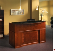 Picture of Veneer 72" Reception Desk Workstation