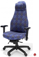 Picture of RFM Internet 4800 4894 High Back Executive Multi Function Office Chair, Headrest Pillow