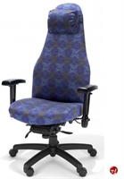 Picture of RFM Internet 4800 4898 High Back Executive Multi Function Office Chair, Headrest Pillow