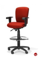Picture of RFM R1-33 Ergonomic Office Task Stool Chair, Footring