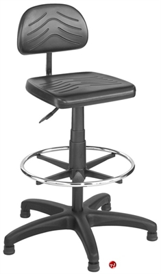 Picture of Medical Plastic Swivel Footring Stool Chair