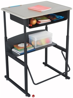 Picture of Rowdy Adjustable Student Training Table, Book Box