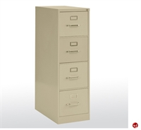 Picture of 4 Drawer Letter Steel Vertical File Cabinet, 15" x 22" x 48"