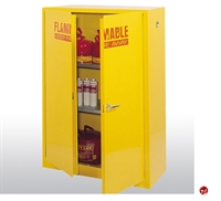 Picture of Compact Flammable Safety Storage Cabinet, 43" x 18" x 65"