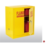 Picture of Compact Flammable Safety Storage Cabinet, Double Door, 35" x 22" x 35"