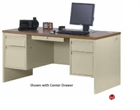 Picture of Double Pedestal Teachers Steel Desk, 60" x 30" x 29.5"H