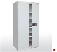 Picture of Elite Keyless Electronic Storage Cabinet, Adjustable Shelves, 46" x 24" x 78"
