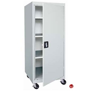 Picture of Elite Transport Mobile Single Door Storage Cabinet, 24" x 24" x 66"