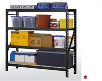 Picture of Heavy Duty Welded Steel Open Wire Rack Shelf, 77" x 24" x 72"