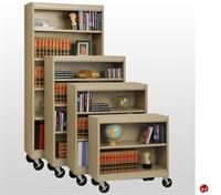 Picture of Radius Edge Mobile 2 Shelf Bookcase, 36" x 18" x 36"
