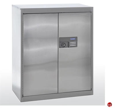 Picture of Stainless Steel Counter Height Storage Cabinet, Electronic Lock, 36" x 18" x 42"