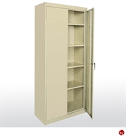 Picture of Welded Steel Counter Height Media Storage Cabinet, 36" x 18" x 72"
