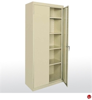 Picture of Welded Steel Counter Height Media Storage Cabinet, 36" x 24" x 72"