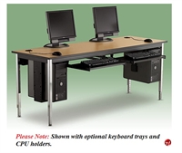 Picture of 24" x 48" Adjustable Height Training Computer Table