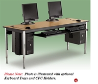 Picture of 30" x 72" Adjustable Height Training Computer Table