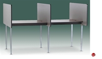 Picture of Cluster of 2, Adjustable Height Study Carrel Double Workstation