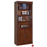 Picture of 5 Shelf Open Bookcase with Doors