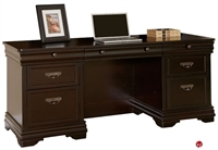 Picture of 72" Veneer Kneespace Storage Credenza Desk