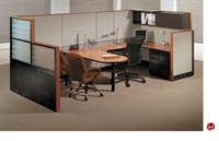 Picture of U Shape Office Desk Cubicle Workstation