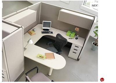 Picture of U Shape Office Desk Cubicle Workstation