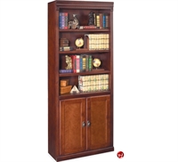 Picture of Veneer 5 Shelf Bookcase with Doors