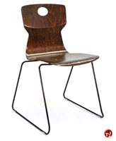 Picture of Vanerum Soliwood Armless Wood Sled Base Stack Chair