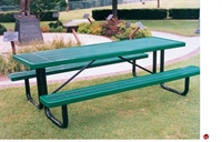 Picture of Webcoat Regal T4RC, 4' Metal Outdoor Picnic Bench Table