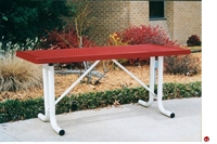 Picture of Webcoat Regal T6UP Outdoor Metal 6' Portable Table