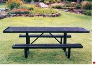 Picture of Webcoat Regal T8R, 8' Outdoor Metal ADA Picnic Bench Table
