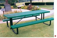 Picture of Webcoat Regal T8RC, 8' Metal Outdoor Picnic Bench Table