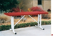 Picture of Webcoat Regal T8UP Outdoor Metal 8' Portable Table