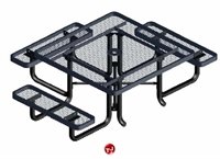 Picture of Webcoat UltraLeisure T46UL, 46" Square Metal Picnic Bench Table, Portable
