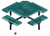 Picture of Webcoat Web Series T46WEB, 46" Octagon Metal Outdoor Picnic Bench Table