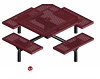 Picture of Webcoat Web Series T46WEB, 46" Octagon Metal Outdoor Picnic Bench Table