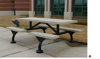 Picture of Webcoat Web Series T9WEB, 9' Metal Outdoor Picnic Bench Table