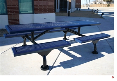 Picture of Webcoat Web Series T9WEB, 9' Metal Outdoor Picnic Bench Table