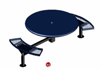 Picture of Webcoat Web Series TS46, 46" Round Metal Outdoor Picnic Bench Table