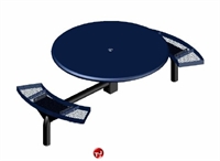 Picture of Webcoat Web Series TS46, 46" Round Metal Outdoor Picnic Bench Table